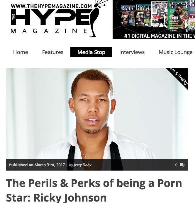 Hip Hop Porn Captions - Ricky Johnson Gets Props from Mainstream Hip Hop Mag The Hype | RogReviews